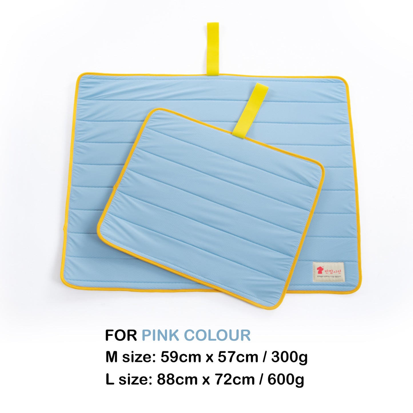 Pet Dog Cooling Mat Non-Slip Travel Roll Up Cool Pad Bed Outdoor M BLUE - view 10