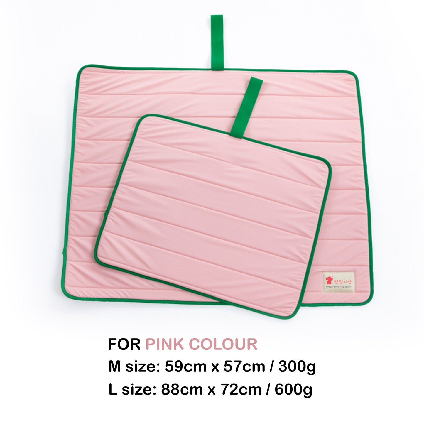 Pet Dog Cooling Mat Non-Slip Travel Roll Up Cool Pad Bed Outdoor M PINK - view 10
