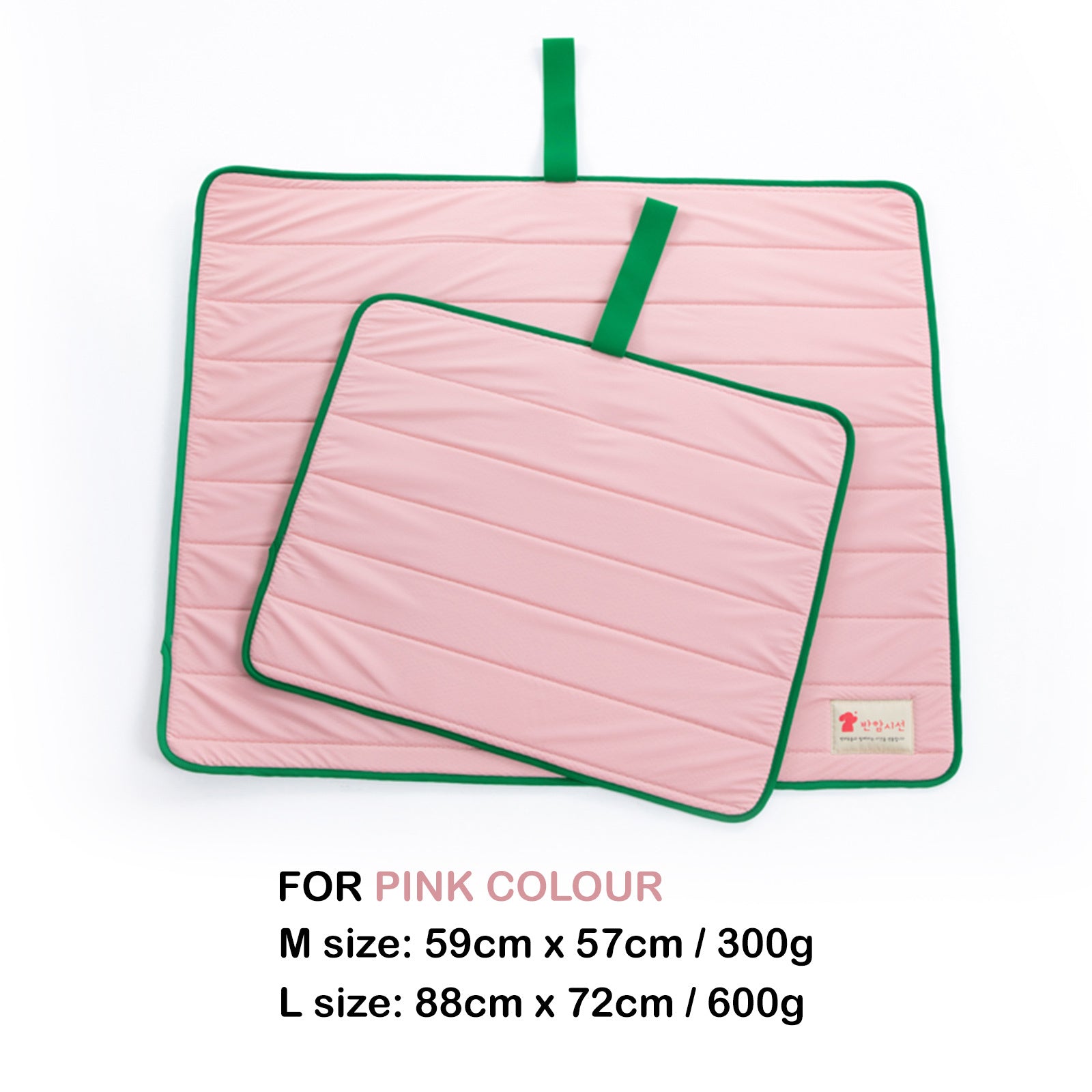 Pet Dog Cooling Mat Non-Slip Travel Roll Up Cool Pad Bed Outdoor M PINK - view 10