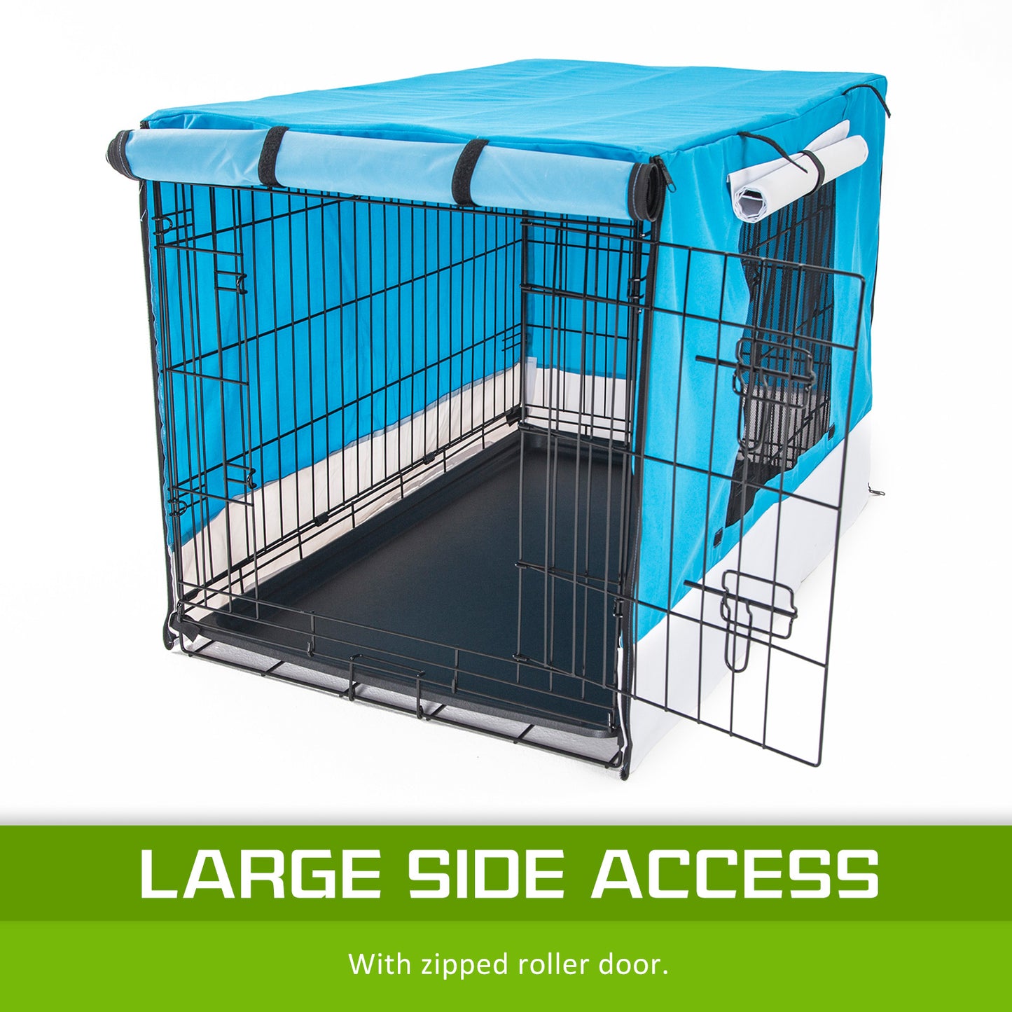 Cage Cover Enclosure for Wire Dog Cage Crate 36in BLUE - view 6