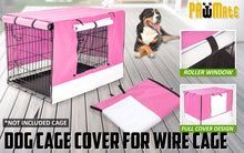 Cage Cover Enclosure for Wire Dog Cage Crate 48in PINK - view 2
