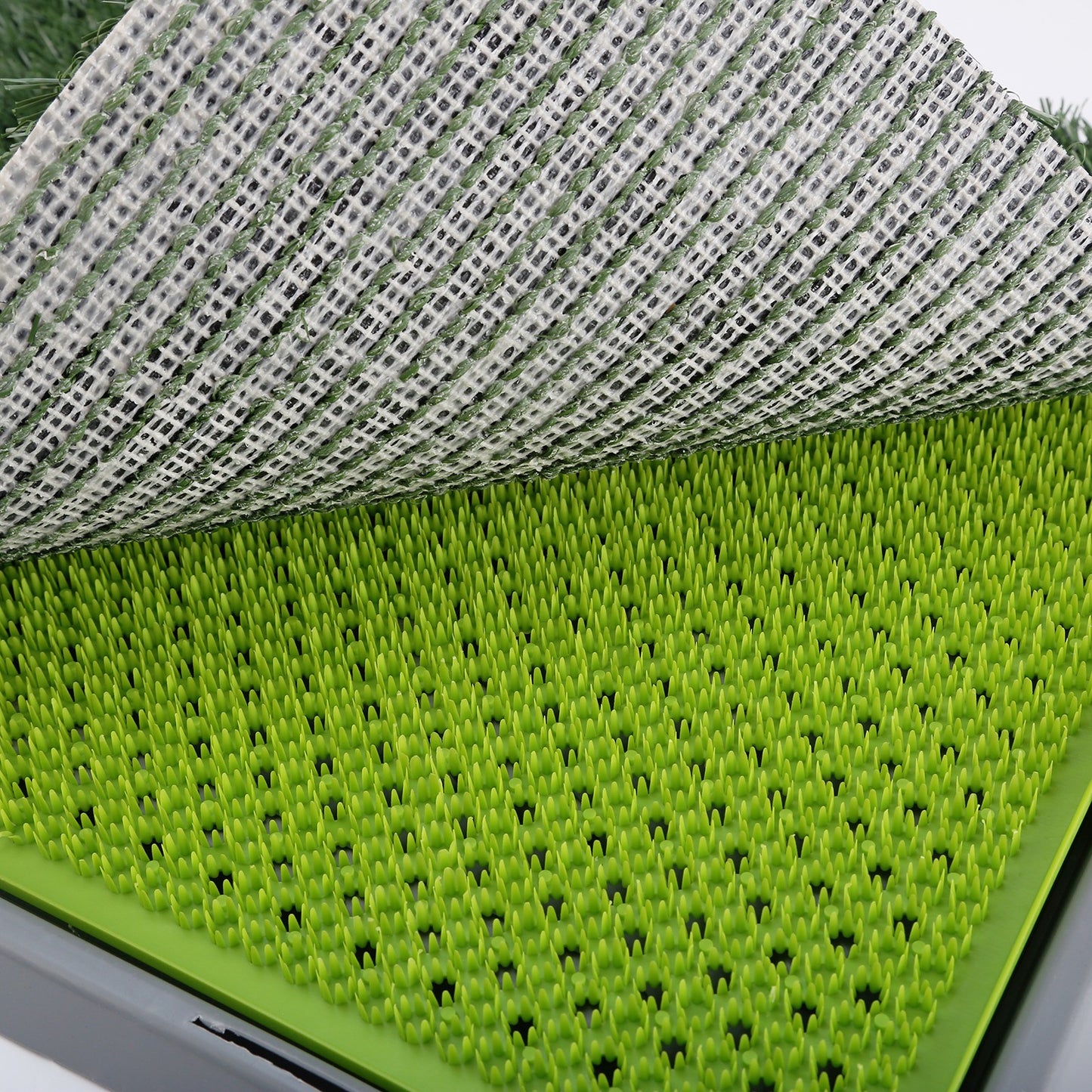 Pet Dog Potty Tray Training Toilet + 1 Grass Mat 69cm x 43cm - view 2
