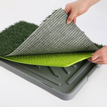Pet Dog Potty Tray Training Toilet + 1 Grass Mat 69cm x 43cm - view 5