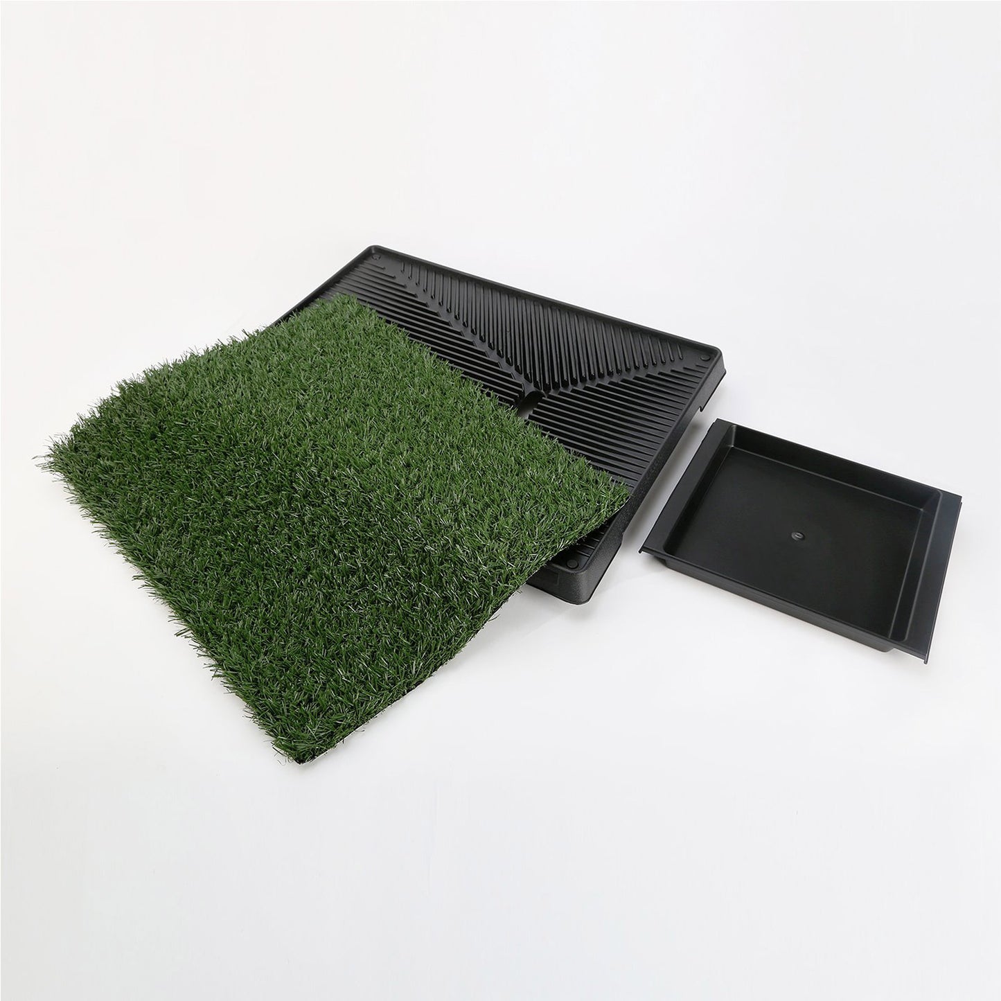 Pet Dog Potty Tray Training Toilet + 1 Grass Mat 63cm x 50cm - view 2