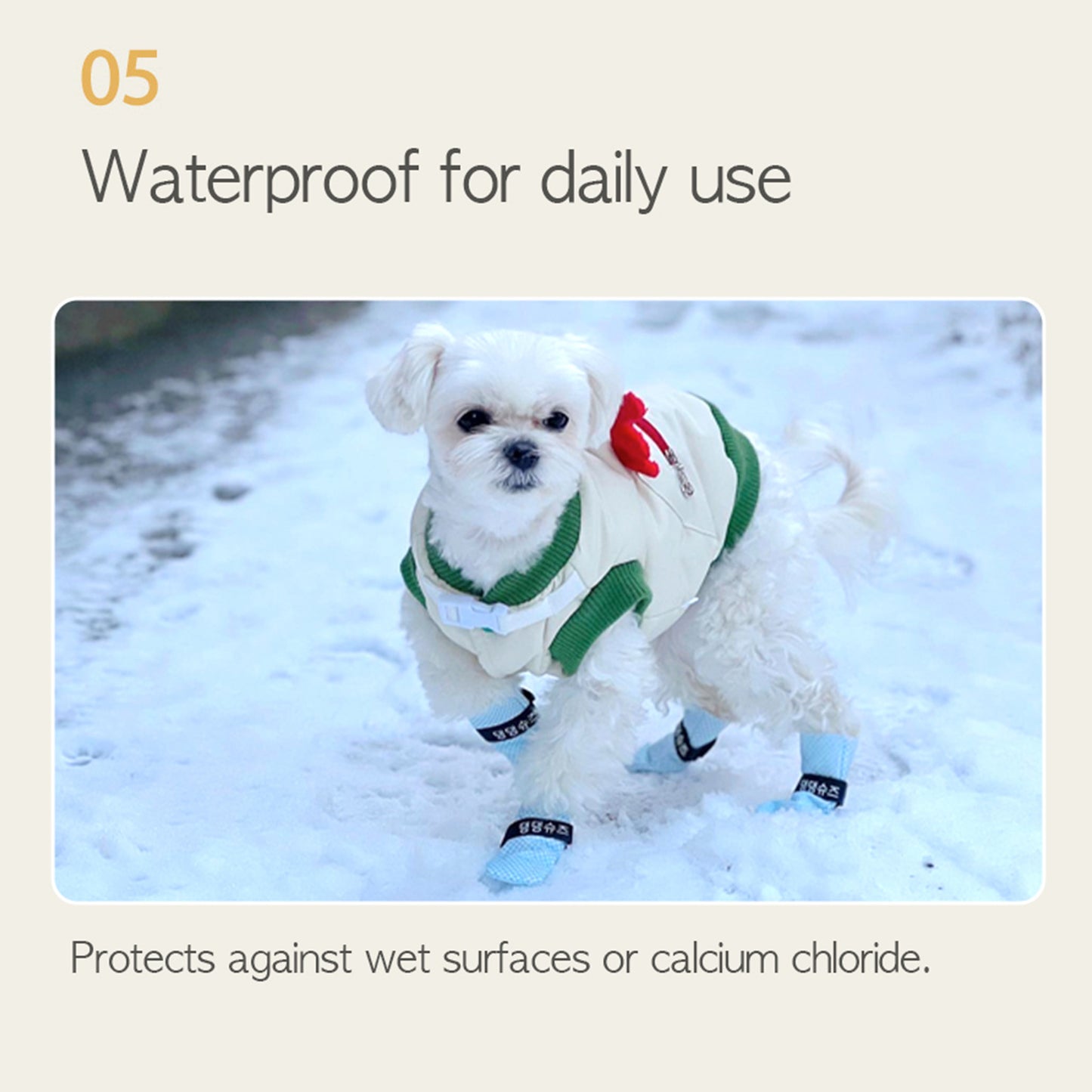 28pc X Dog Shoes Waterproof Disposable Boots Anti-Slip Pet Socks M VIOLET - view 9