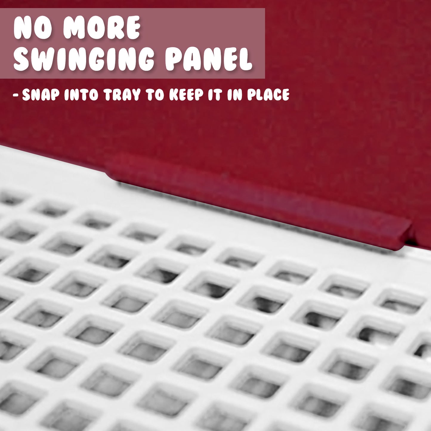 Dog Pet Potty Tray Training Toilet Raised Walls T1 WINE - view 5