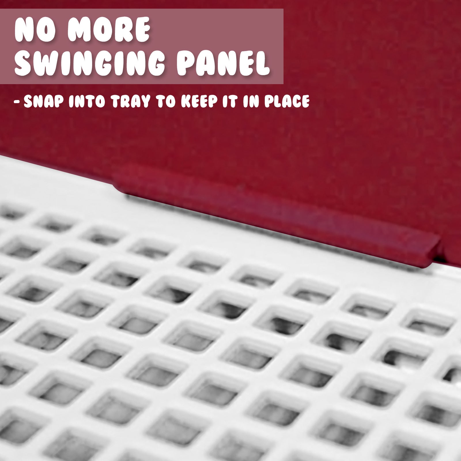 Dog Pet Potty Tray Training Toilet Raised Walls T1 WINE - view 5