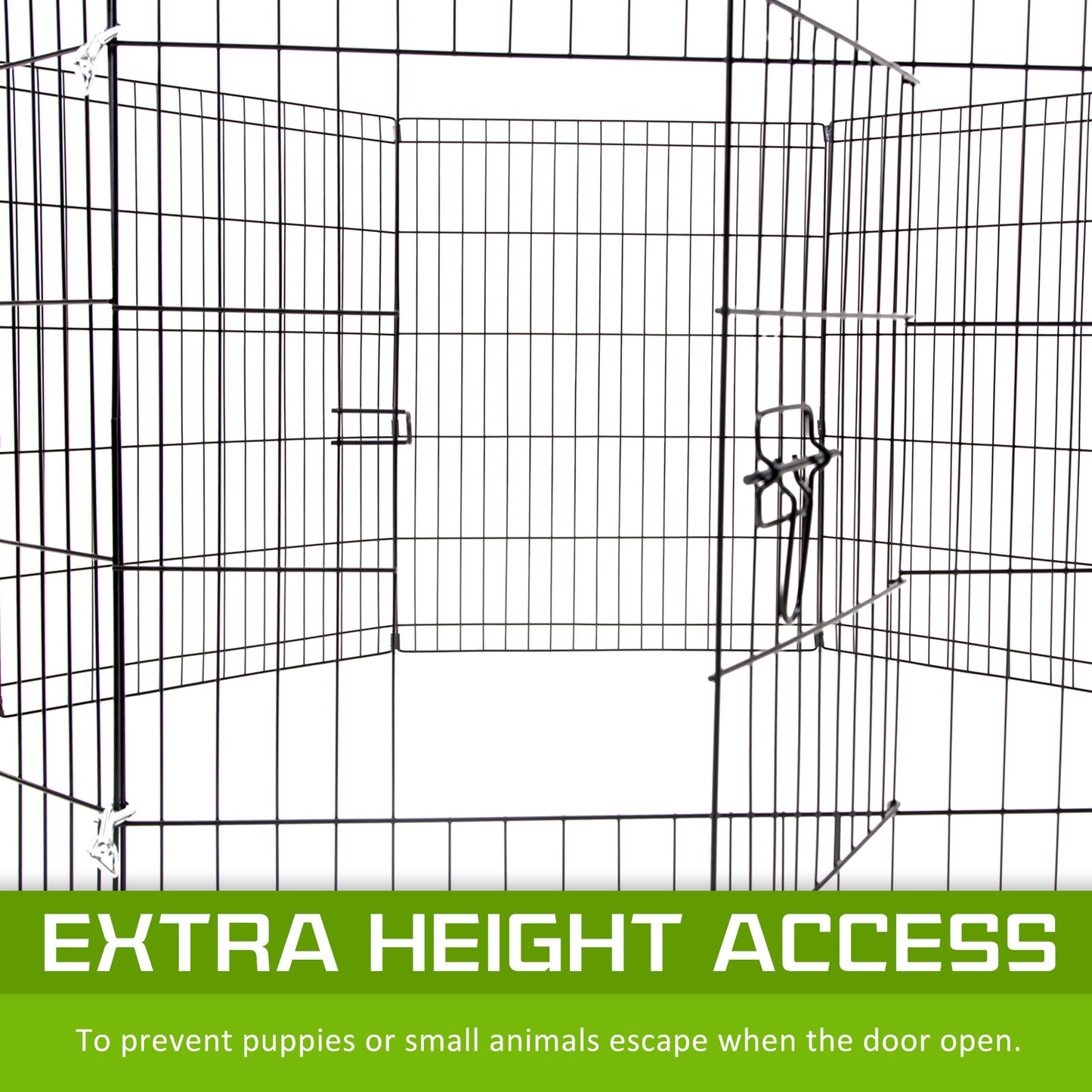 Pet Playpen Foldable Dog Cage 8 Panel 24in - view 7