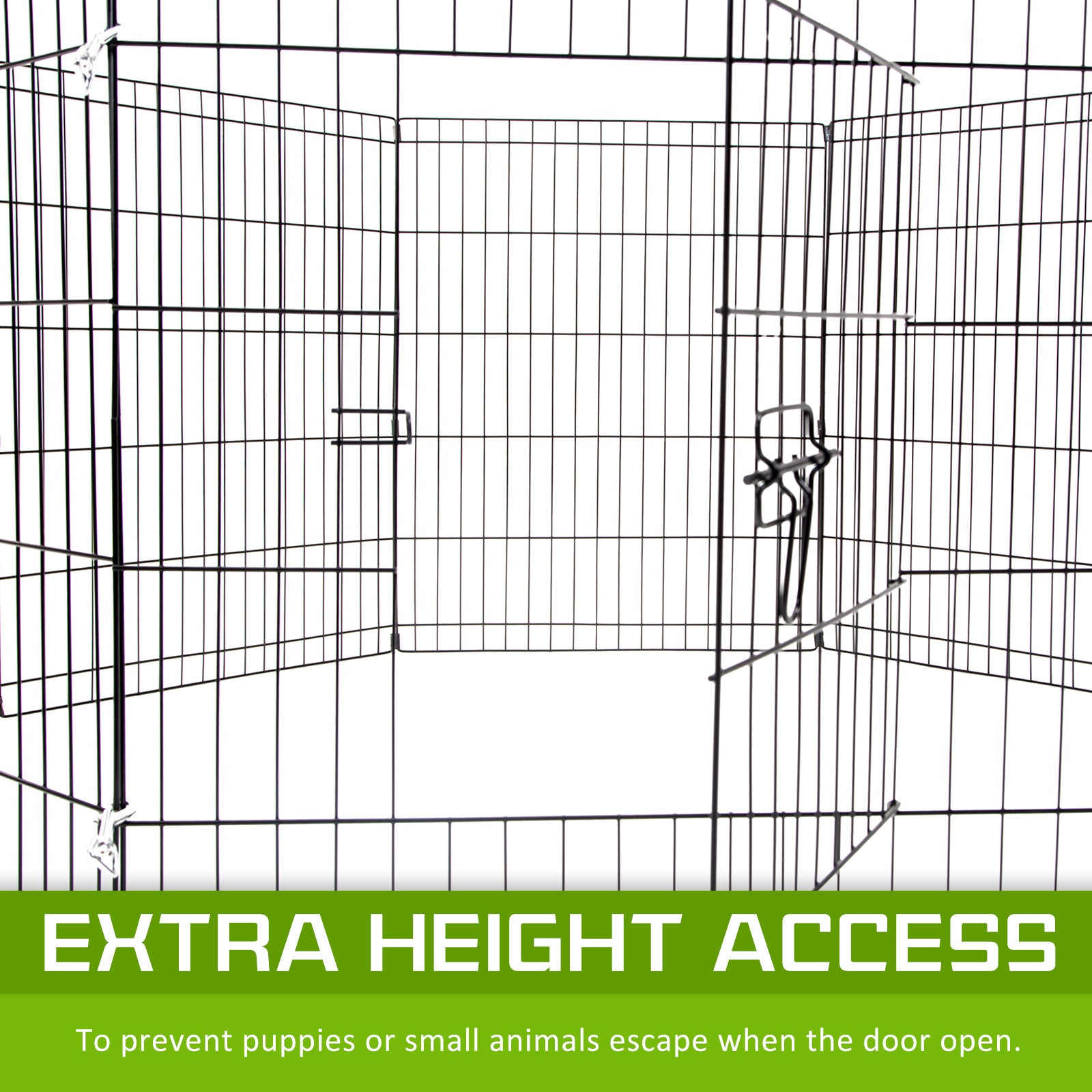 Pet Playpen Foldable Dog Cage 8 Panel 24in - view 7
