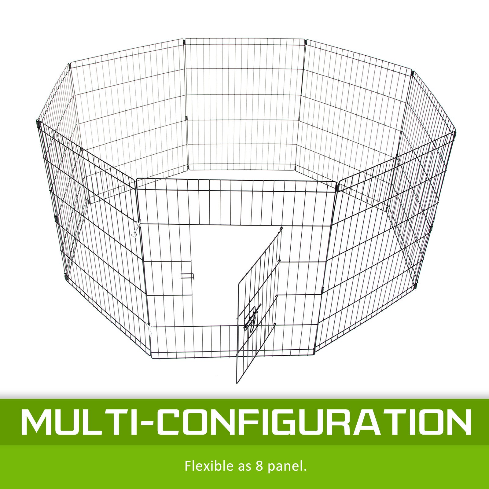 Pet Playpen Foldable Dog Cage 8 Panel 30in - view 4
