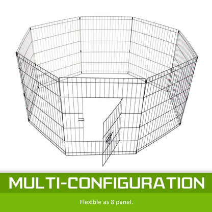Pet Playpen Foldable Dog Cage 8 Panel 30in - view 4