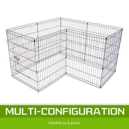 Pet Playpen Foldable Dog Cage 8 Panel 30in - view 5
