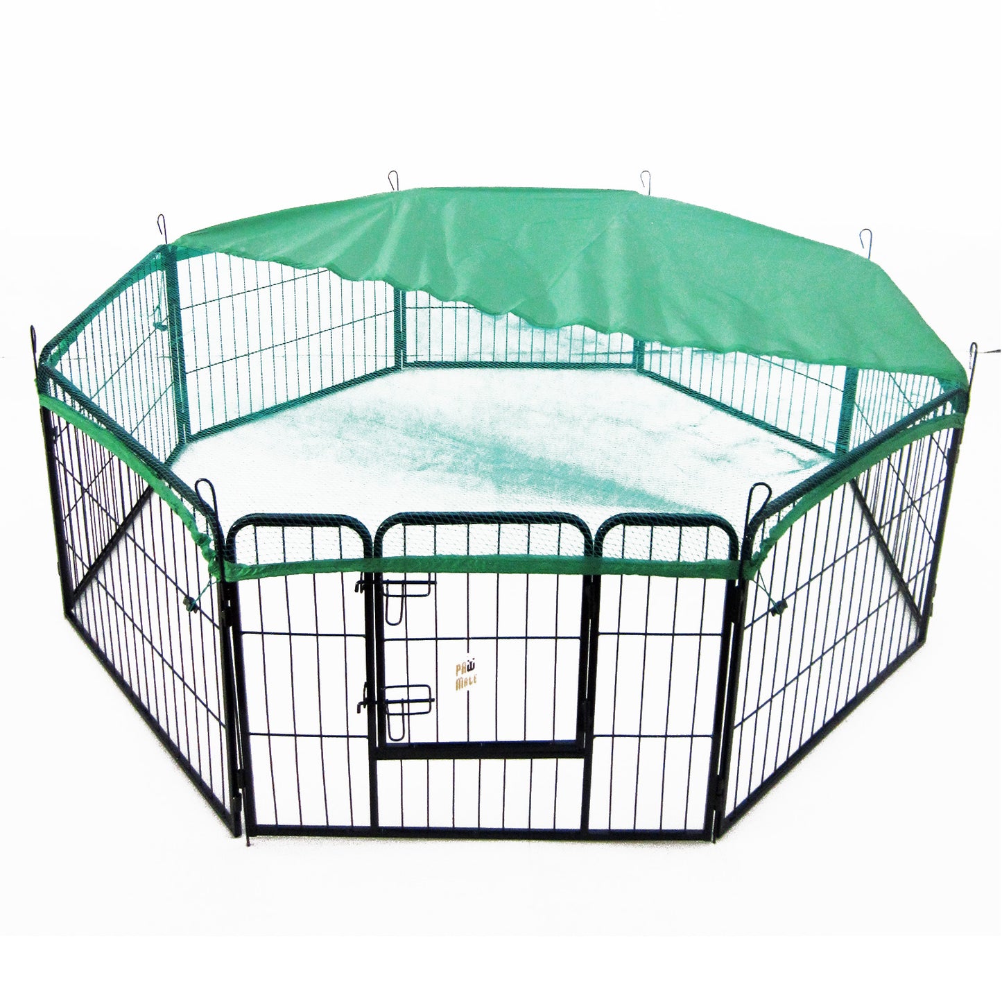 Net Cover Green for Pet Playpen Dog Cage 32in - view 2