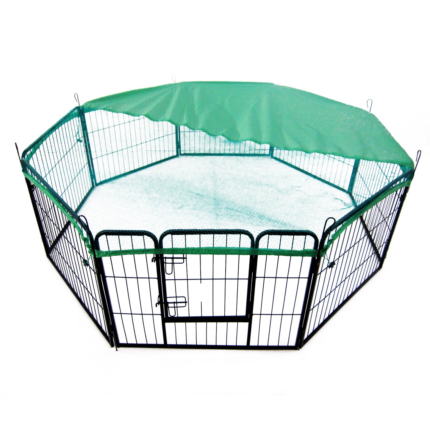 Net Cover Green for Pet Playpen Dog Cage 32in - view 3