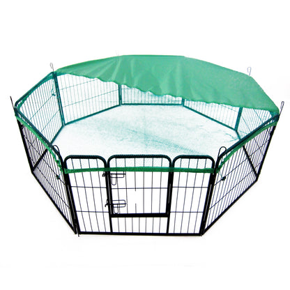 Net Cover Green for Pet Playpen Dog Cage 32in - view 3