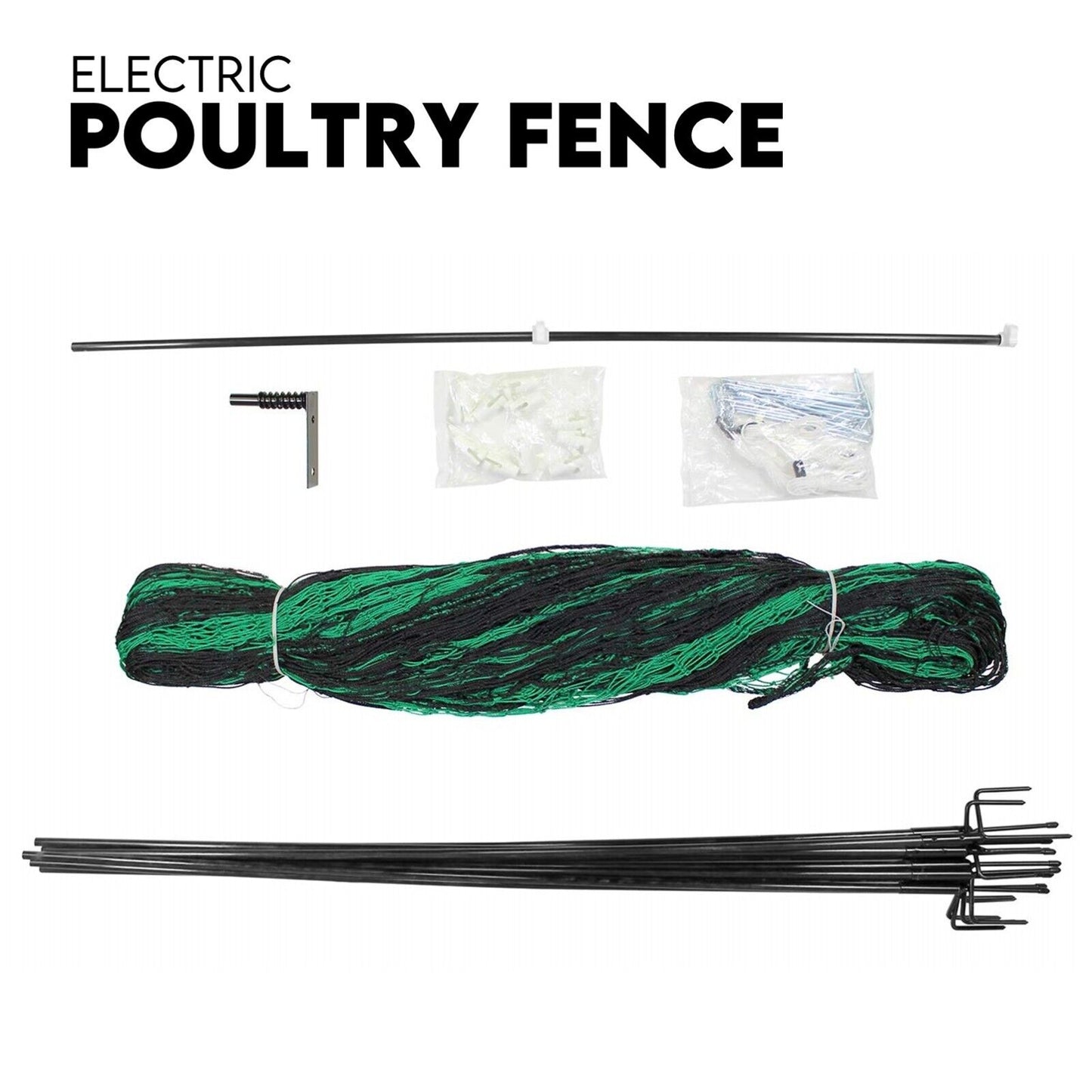 POULTRY NETTING Quality Net Chicken Electric Fence 60m X 115cm - view 2