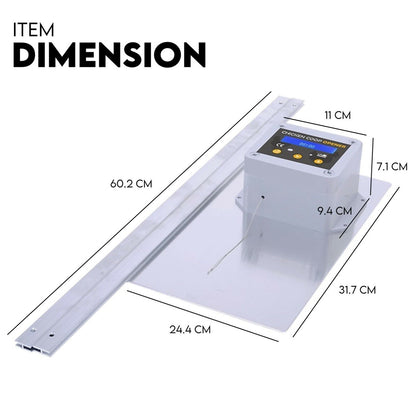 Chicken Coop Door with Digital LCD Screen to manage Timer and Sensor - view 6