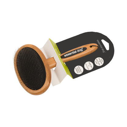 Natural Bamboo Slicker Brush: Cats & Dogs - view 2