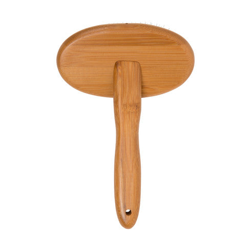 Natural Bamboo Slicker Brush: Cats & Dogs - view 4