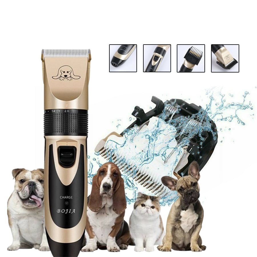 USB Charged pet shaver Cordless Clipper Pet Gromming Kit 4 Different Size Combs - view 2