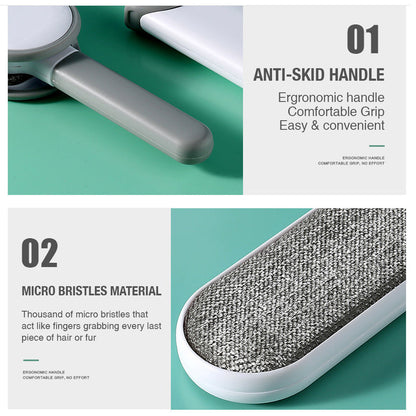 3 in 1 Furs Brusher Pet Hair Lint Remover Brush Self-cleaning Base - view 4