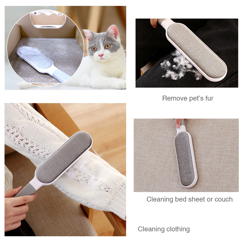 3 in 1 Furs Brusher Pet Hair Lint Remover Brush Self-cleaning Base - view 6