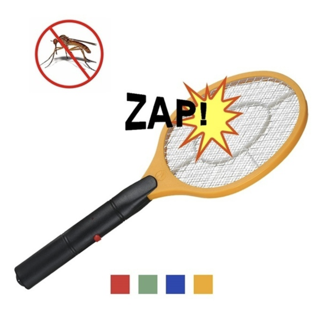 BUG ZAPPER RACKET Fly Mosquito Pest Swatter Net Racquet Electric Insect Killer - view 7