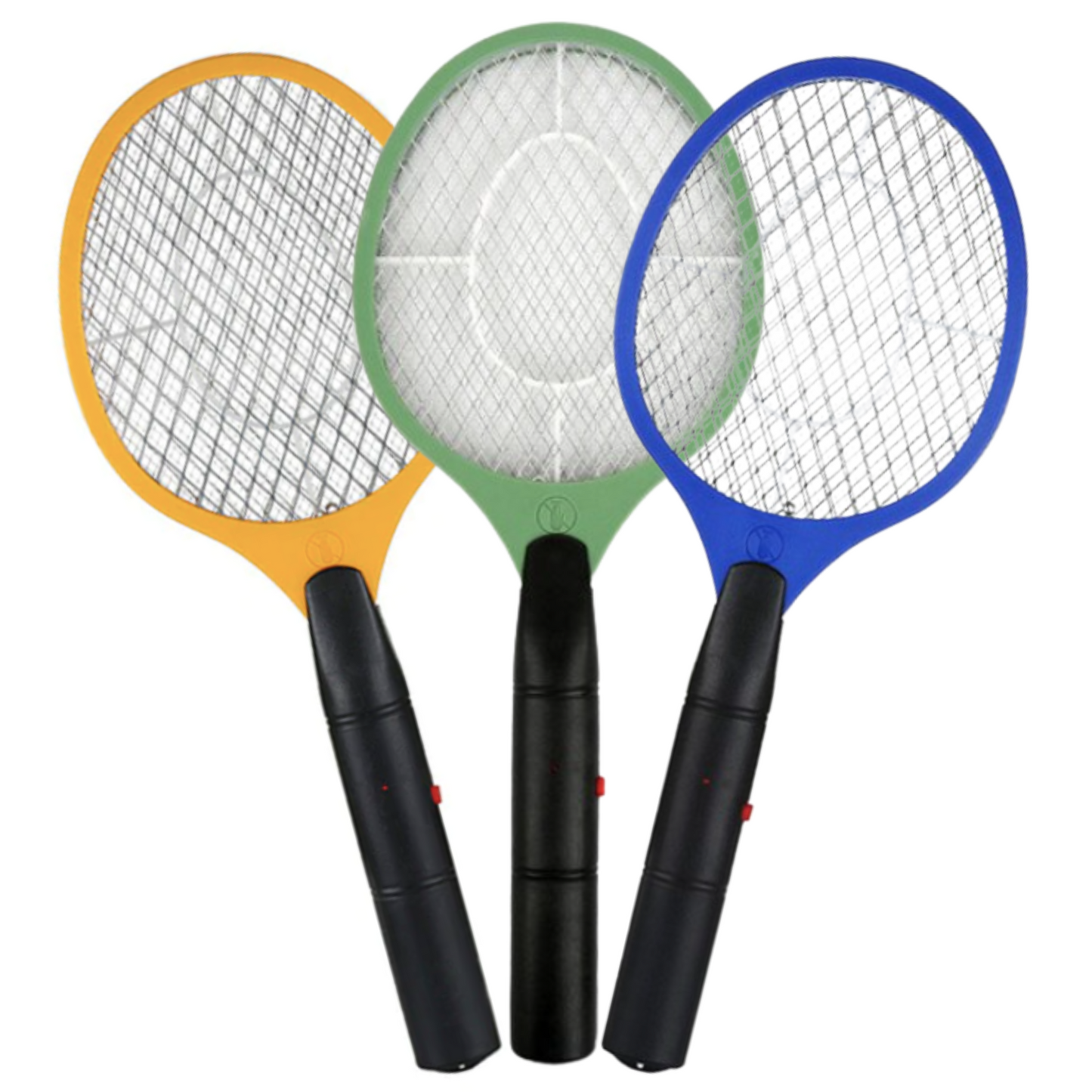 3x BUG ZAPPER RACKET Fly Mosquito Pest Swatter Net Racquet Electric Insect Killer - view 2