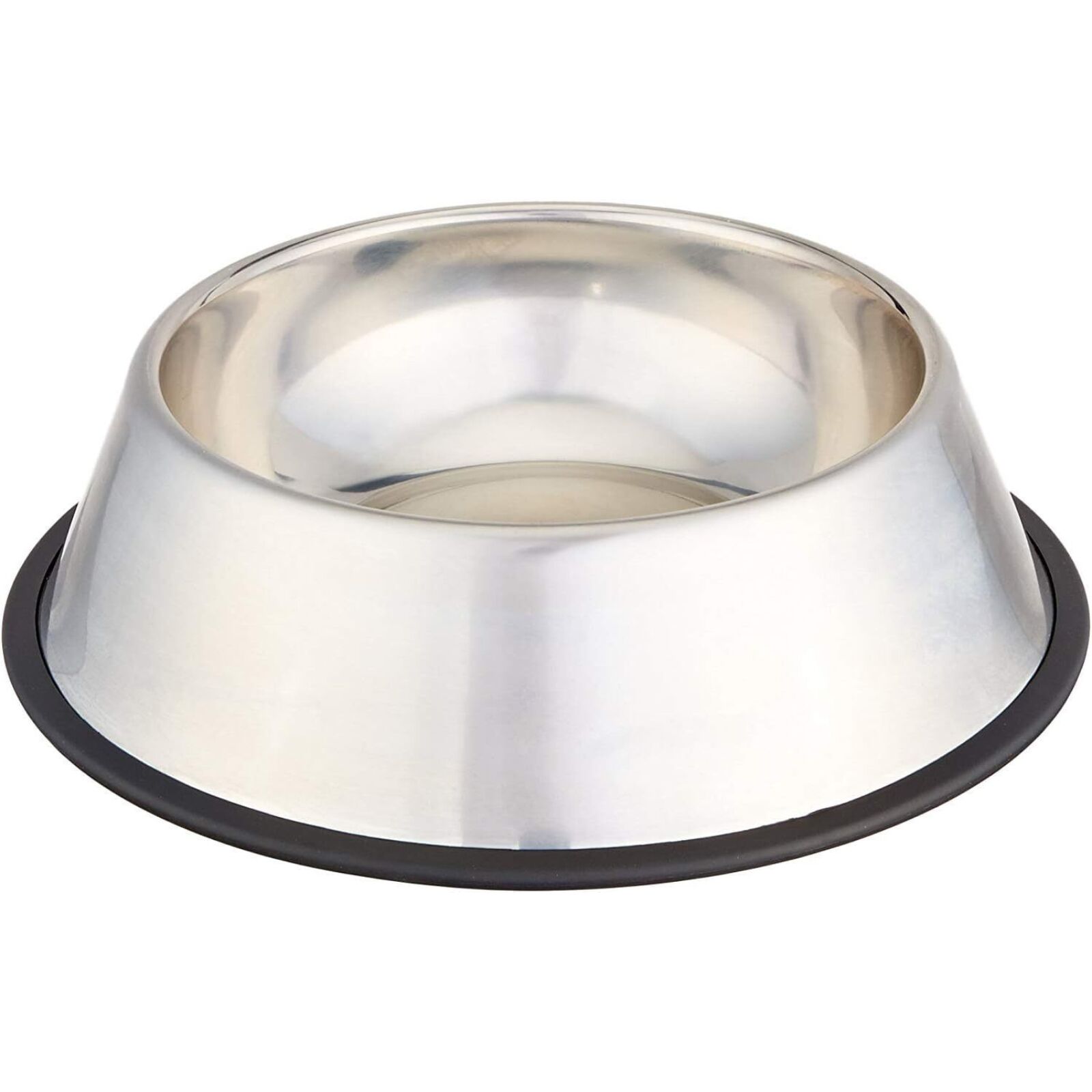 Non Slip Stainless Steel Dog Bowl Pet Cat Water Food Feeder Portable Puppy Dish - Large (500ml) - view 2