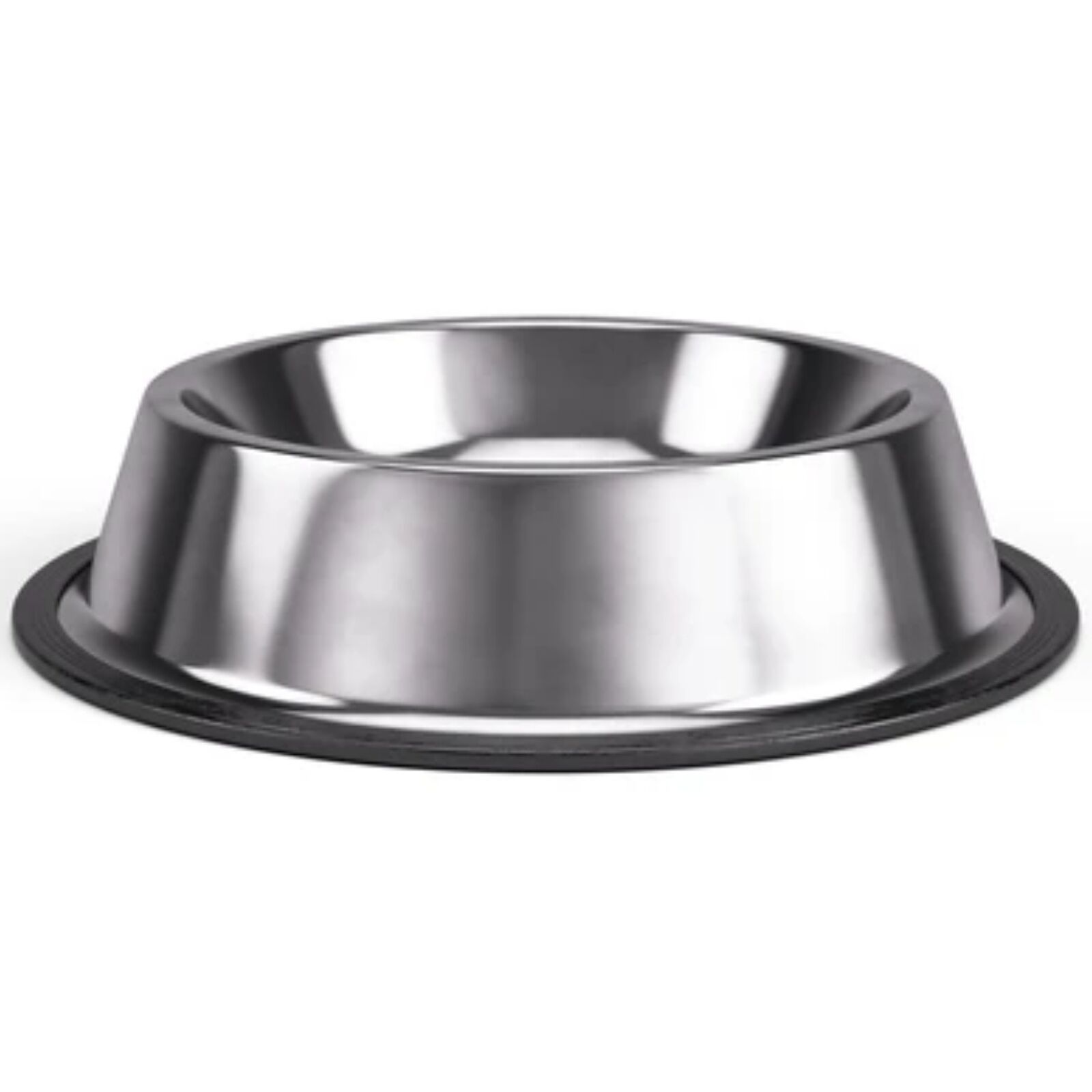 Non Slip Stainless Steel Dog Bowl Pet Cat Water Food Feeder Portable Puppy Dish - Large (500ml) - view 5
