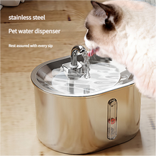 Beginner Package Stainless Steel Pet Water Fountain with Faucet Flow and USB Interface - view 2