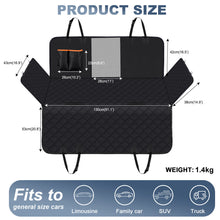 Dog Car Seat Cover, Waterproof Pet Seat Cover for Back Seat with Side Flaps, Non-Slip Durable Scratchproof Dog Hammock for Cars, Trucks and SUVs - view 2