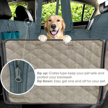 Heavy Duty Dog Car Seat Cover with Side Flaps, Waterproof Pet Back Seat Cover, Non-Slip Scratchproof Dog Hammock for Cars, Trucks and SUVs - view 2