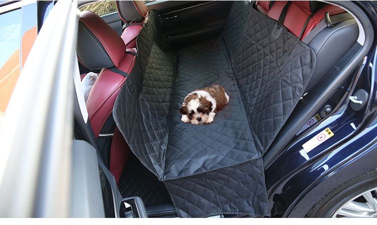 Heavy Duty Dog Car Seat Cover with Side Flaps, Waterproof Pet Back Seat Cover, Non-Slip Scratchproof Dog Hammock for Cars, Trucks and SUVs - view 3