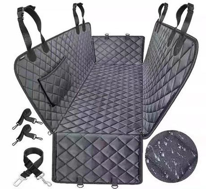 Dog Car Seat Cover, Waterproof Pet Seat Cover for Back Seat, Non-Slip Durable Scratchproof Dog Hammock for Cars, Trucks and SUVs