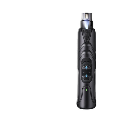 Dual-Speed Pet Nail Grinder with LED Light, USB Rechargeable, 5000-7500 RPM for Safe and Painless Grooming - view 2