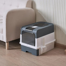 Large Enclosed Cat Litter Box with Drawer and Scoop - Odor Control, Removable Tray, Easy Clean Design - view 2