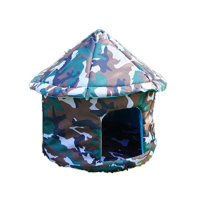 Outdoor Waterproof Cat House - Insulated, Weatherproof, Warm Shelter for Cats, Ideal for Winter Protection, Size: L 45x41cm