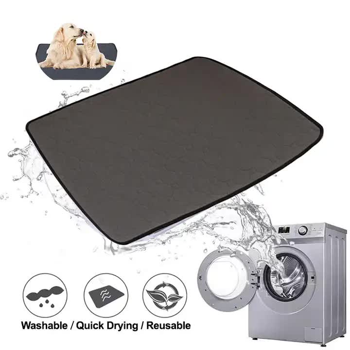 2 PCS Washable Waterproof Pet Pad -Non-Slip, Absorbent, Reusable Mat for Dogs and Cats L(100x70cm) - view 4