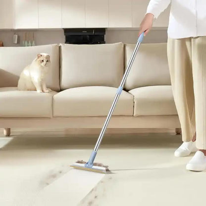 Pet Hair Removal Tool Set - Multi-Purpose Sweeper with Scraper and Handheld Fur Remover Grey - view 4