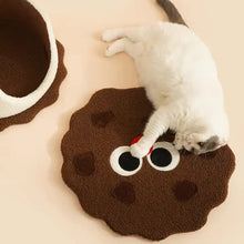 Adorable Cookie-Shaped Cat Bed - Cozy and Playful Pet Hideout (50x20 cm) - view 2