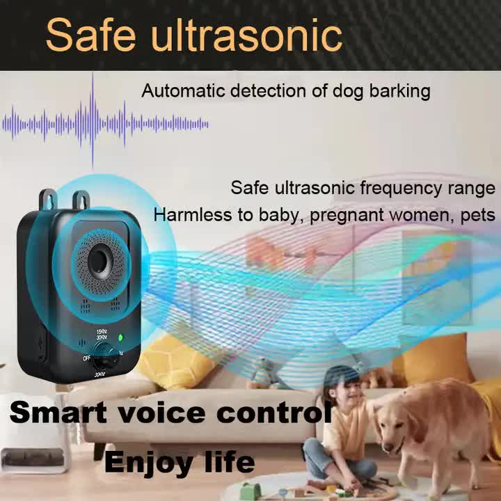 Ultrasonic Wall-Mounted Dog Bark Control Device | Adjustable Frequency Deterrent - view 3