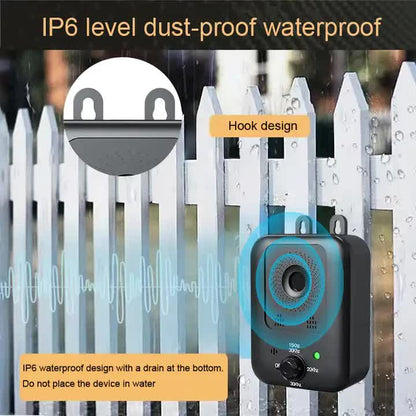 Ultrasonic Wall-Mounted Dog Bark Control Device | Adjustable Frequency Deterrent - view 4