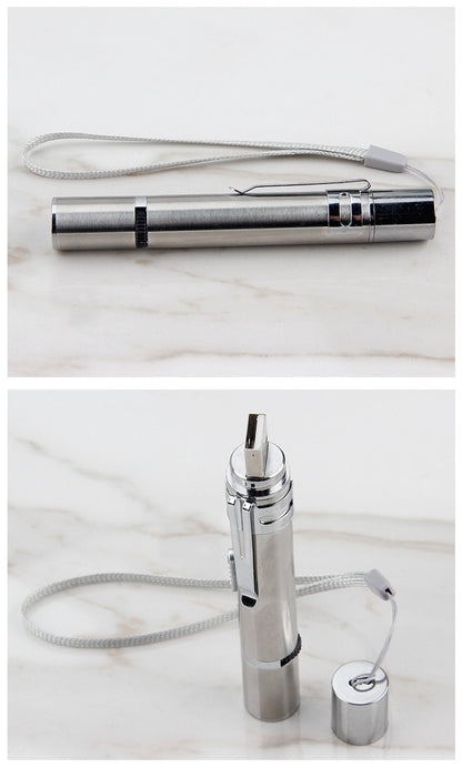 2PCS USB Rechargeable Multifunctional Laser Pointer for Cats - Interactive Toy with Star and Butterfly Patterns - view 5