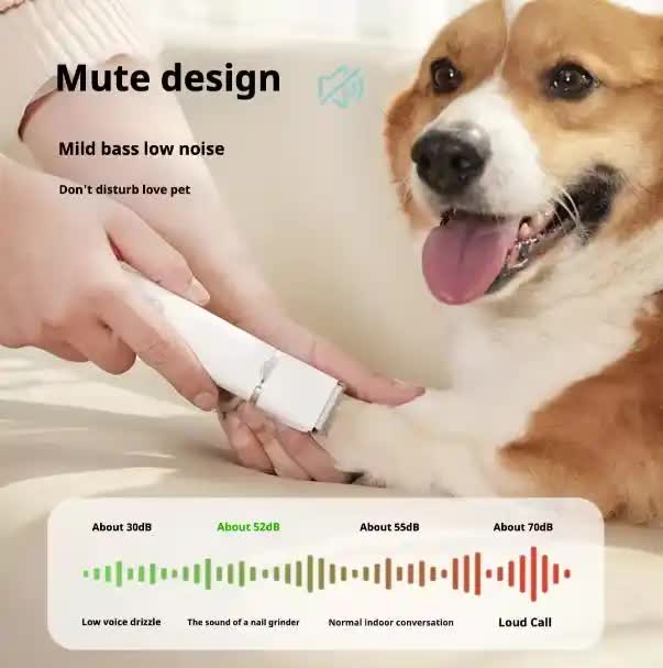 White T70 4-in-1 Pet Grooming Kit – Full Body, Detail, Paw Hair Trimmer & Nail Grinder - view 2