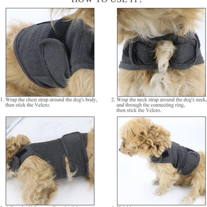 XXXL Dog Vest Jacket - Warm, Soft, and Comfortable Dog Coat for Winter, Calming and Insulating Dog Apparel - view 2