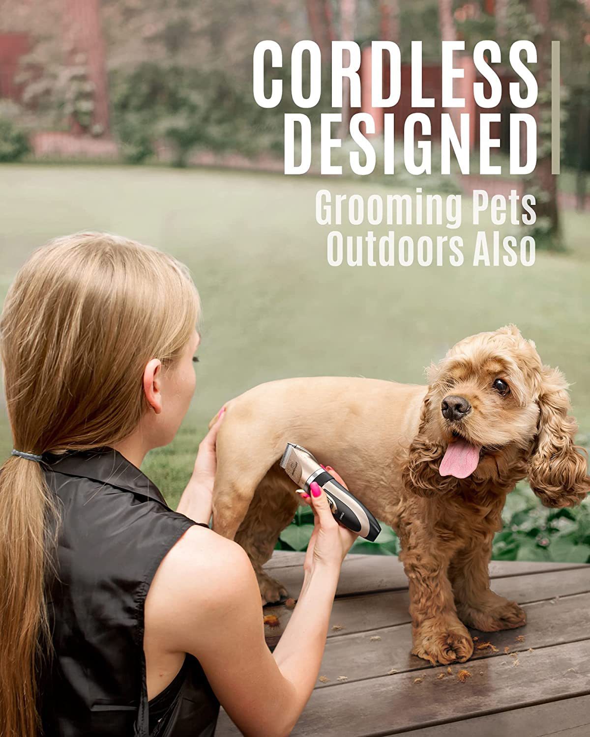 Silent Pet Hair Clipper - Electric Grooming Clippers for Dogs & Cats - view 3