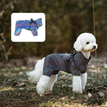 S Laser Adjustable Waterproof Reflective Dog Raincoat with Harness Design - view 2
