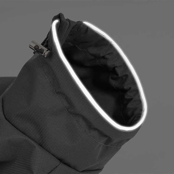 S Laser Adjustable Waterproof Reflective Dog Raincoat with Harness Design - view 5