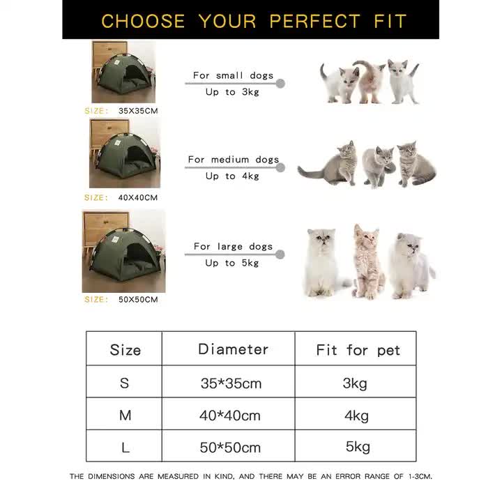 S Green Foldable Breathable Summer Pet Tent with Cooling Mat – Portable Outdoor and Indoor Pet Shelter - view 2